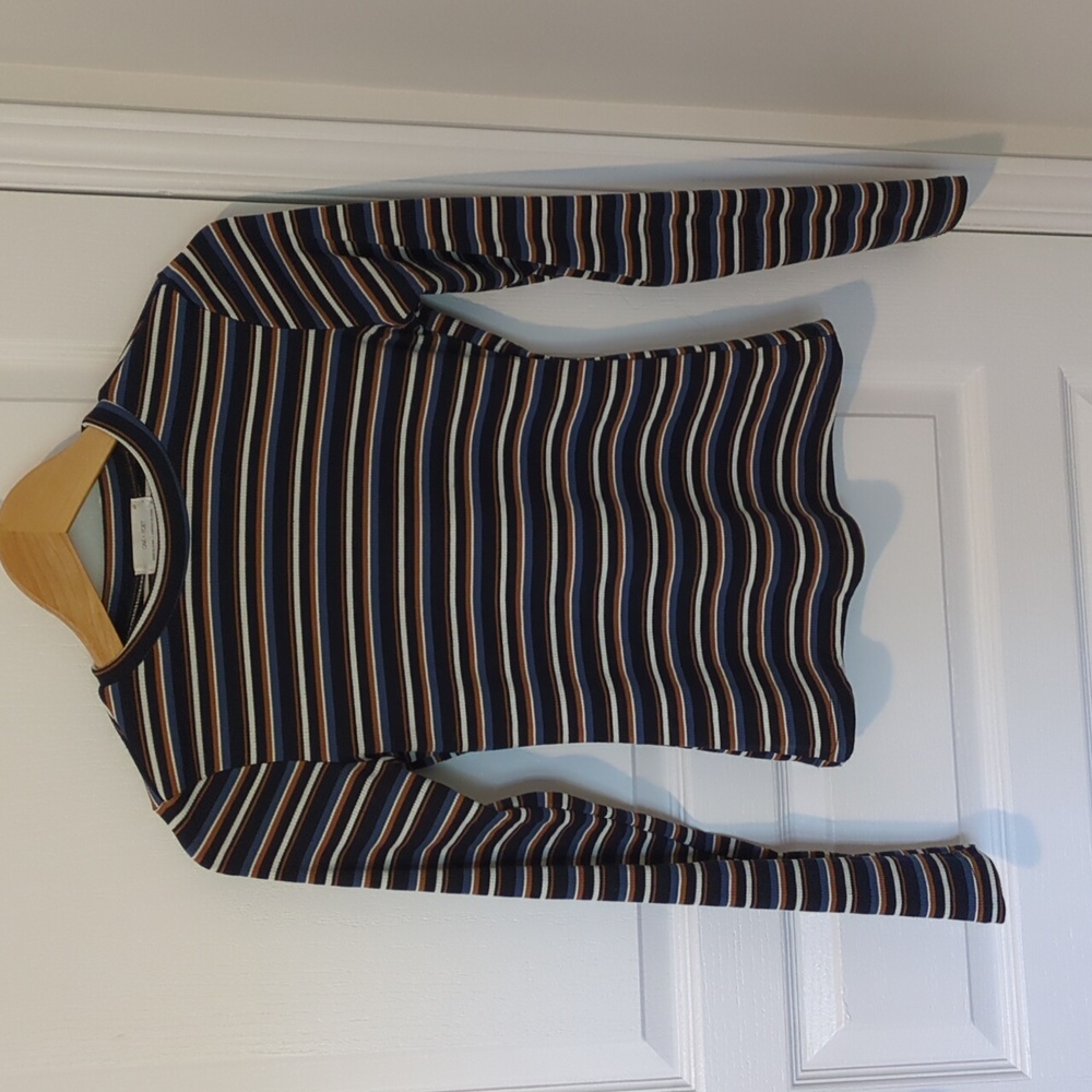 OAK + FORT striped shirt